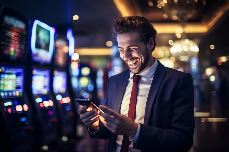 Pengguna melihat event terbaru lewat ponsel